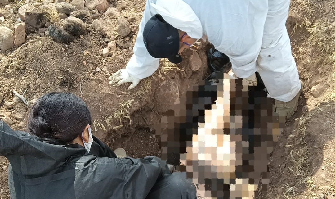 Localiza «hasta encontrarte» nueva fosa con 2 cuerpos; ya van 185 restos recuperados