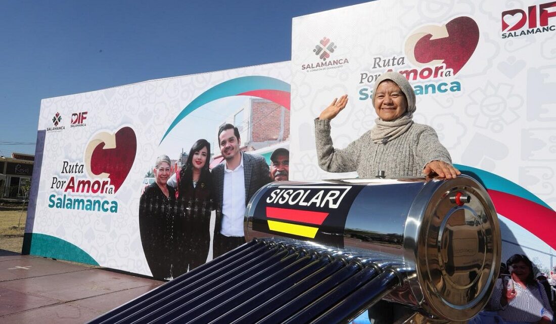 Inicia en Salamanca entrega de calentadores solares a personas vulnerables