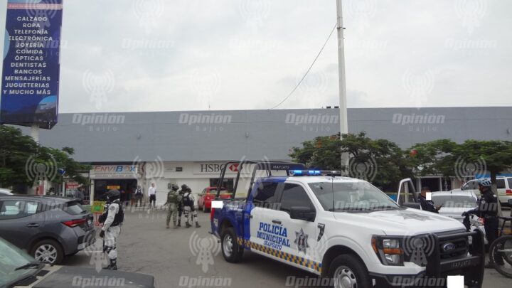 Fallido asalto y balazos, en plena plaza comercial de Irapuato