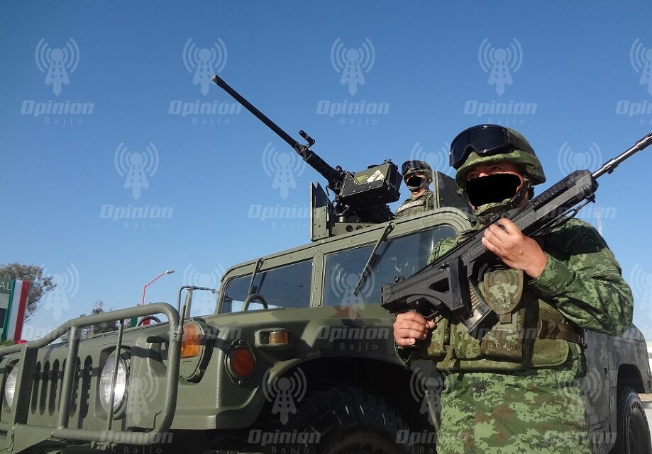 Despliega SEDENA mil soldados adicionales en Guanajuato, para tareas de seguridad
