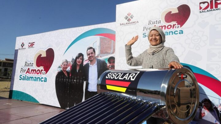 Inicia en Salamanca entrega de calentadores solares a personas vulnerables