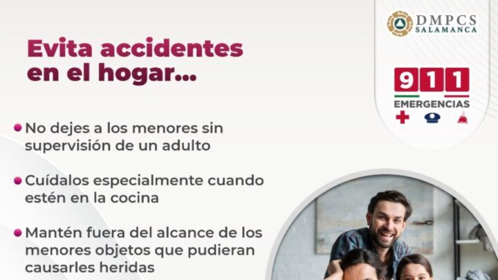 Emite PC Salamanca recomendaciones para evitar accidentes durante vacaciones